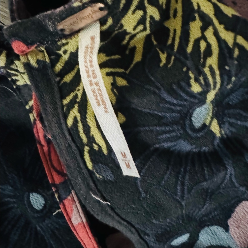 Free People Floral High-Low Skirt - Black and Multicolor - Picture 10 of 10